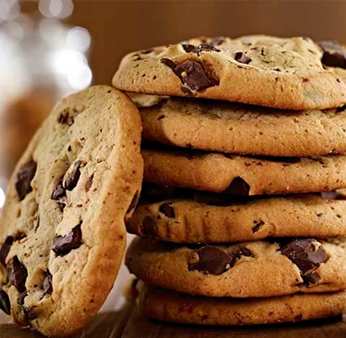 Mini galletas de chispas de chocolate