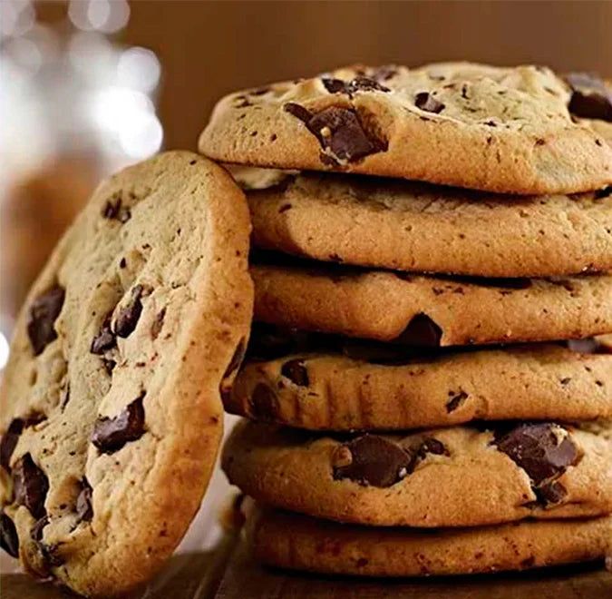 Mini galletas de chispas de chocolate
