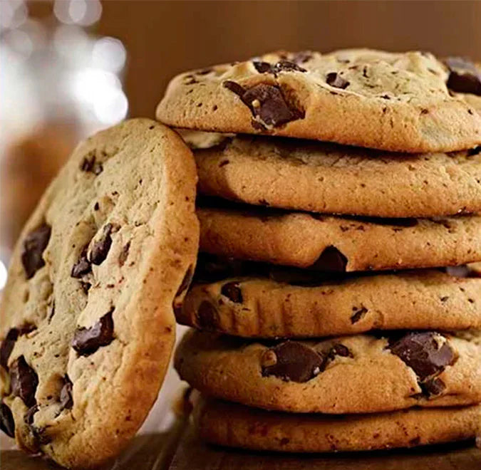 Mini galletas de chispas de chocolate