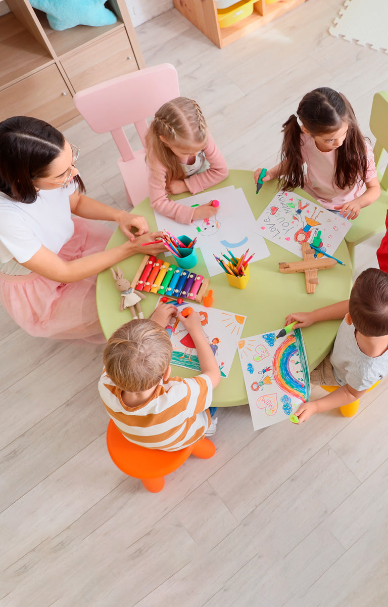niños en el preescolar