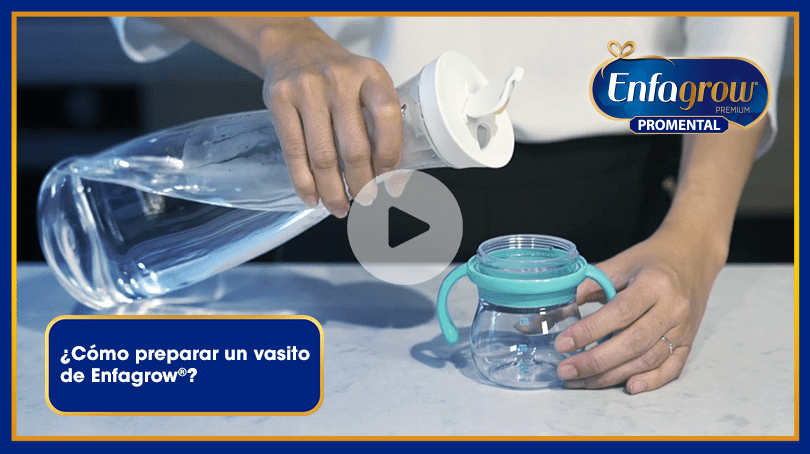 Conoce en este video cómo preparar y guardar leche en polvo Enfagrow correctamente